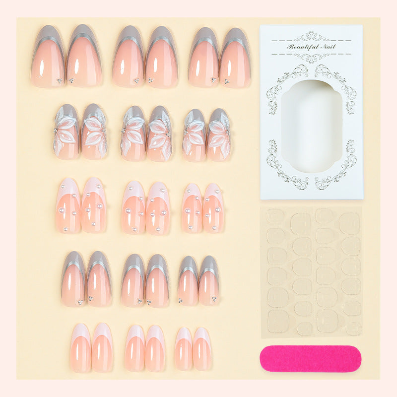 Creative Nail Art Set with Elegant Jewelry Accents Stornfield