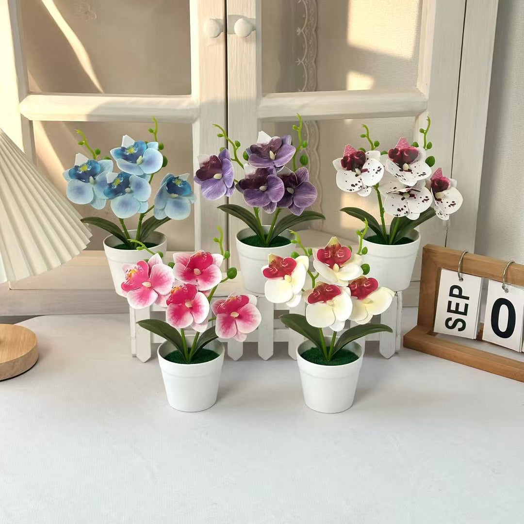 Elegant Decorative Orchid Floral Arrangement for Home Decor