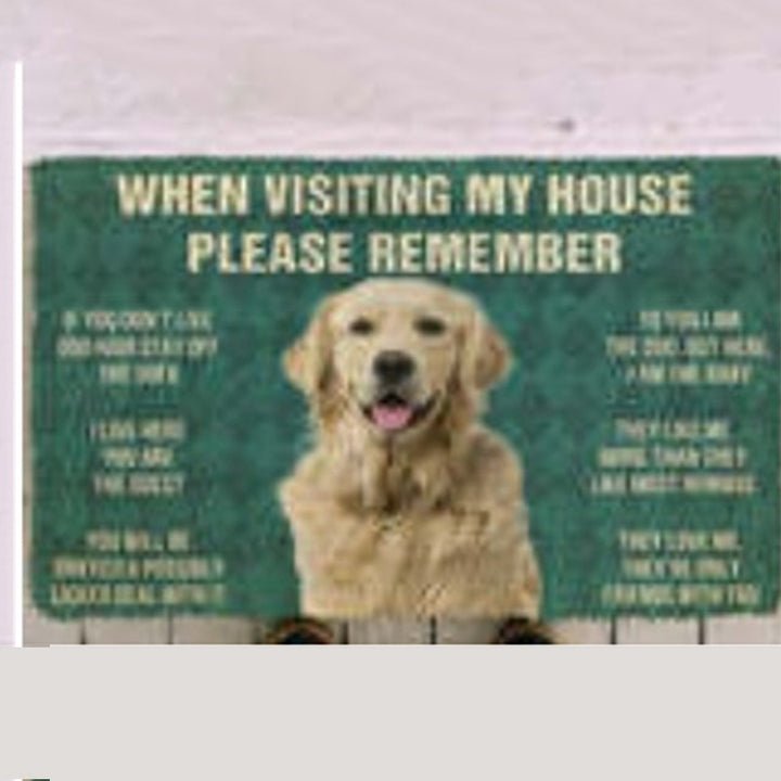 Fun Dog-Themed Door Mat Stornfield