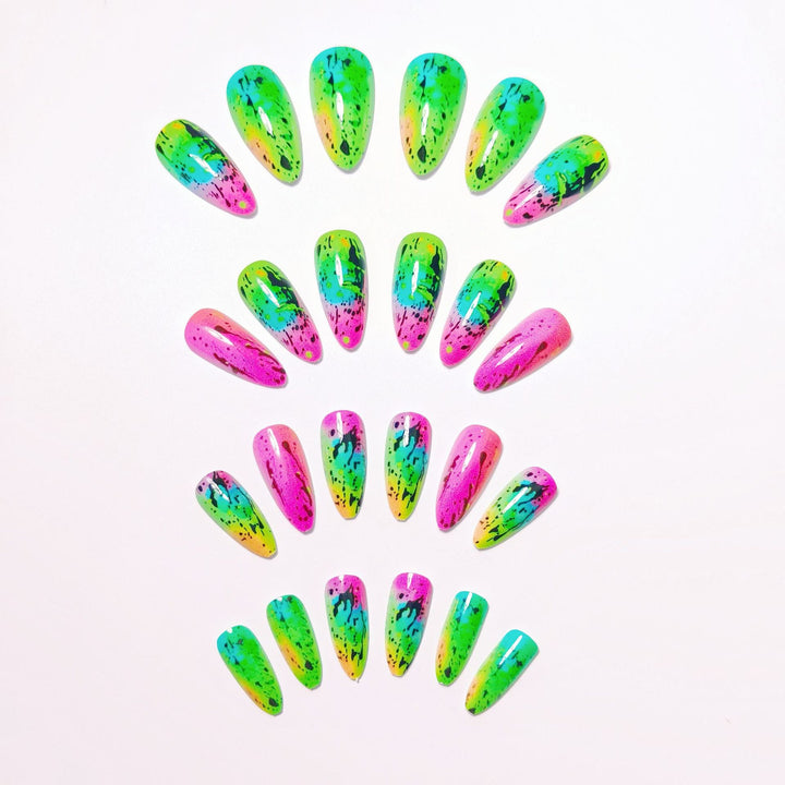 Creative Neon Nail Art Stornfield