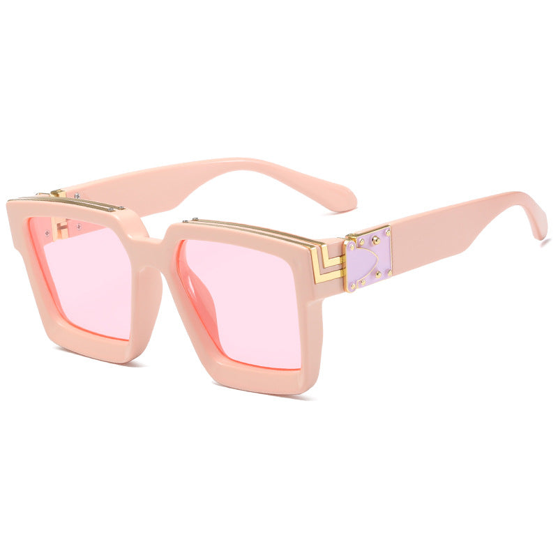 Women's square designer sunglasses with striking frame Stornfield