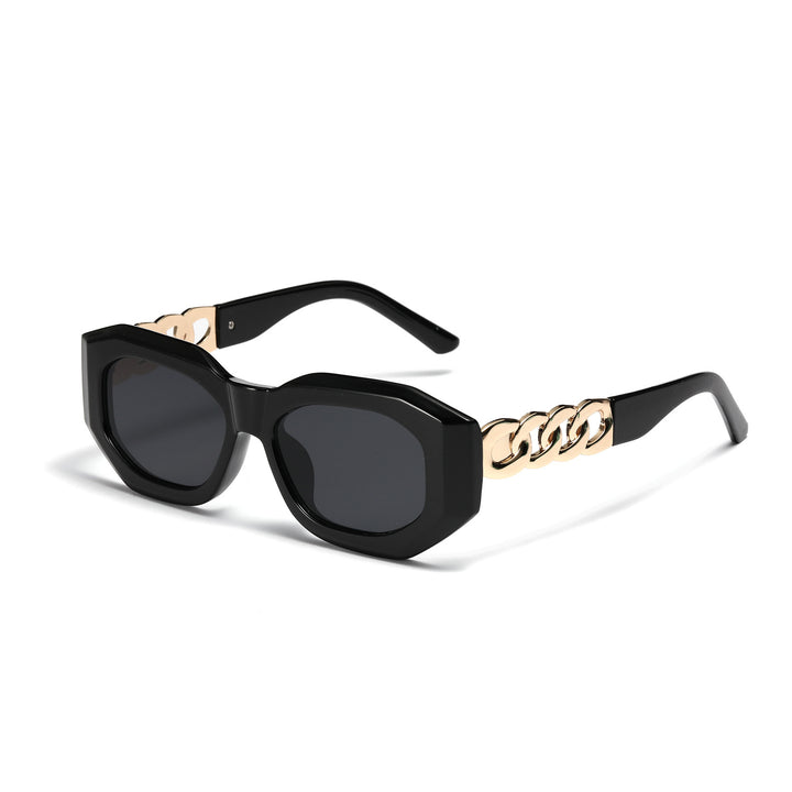 Ladies fashionable sunglasses with luxurious chain frame Stornfield