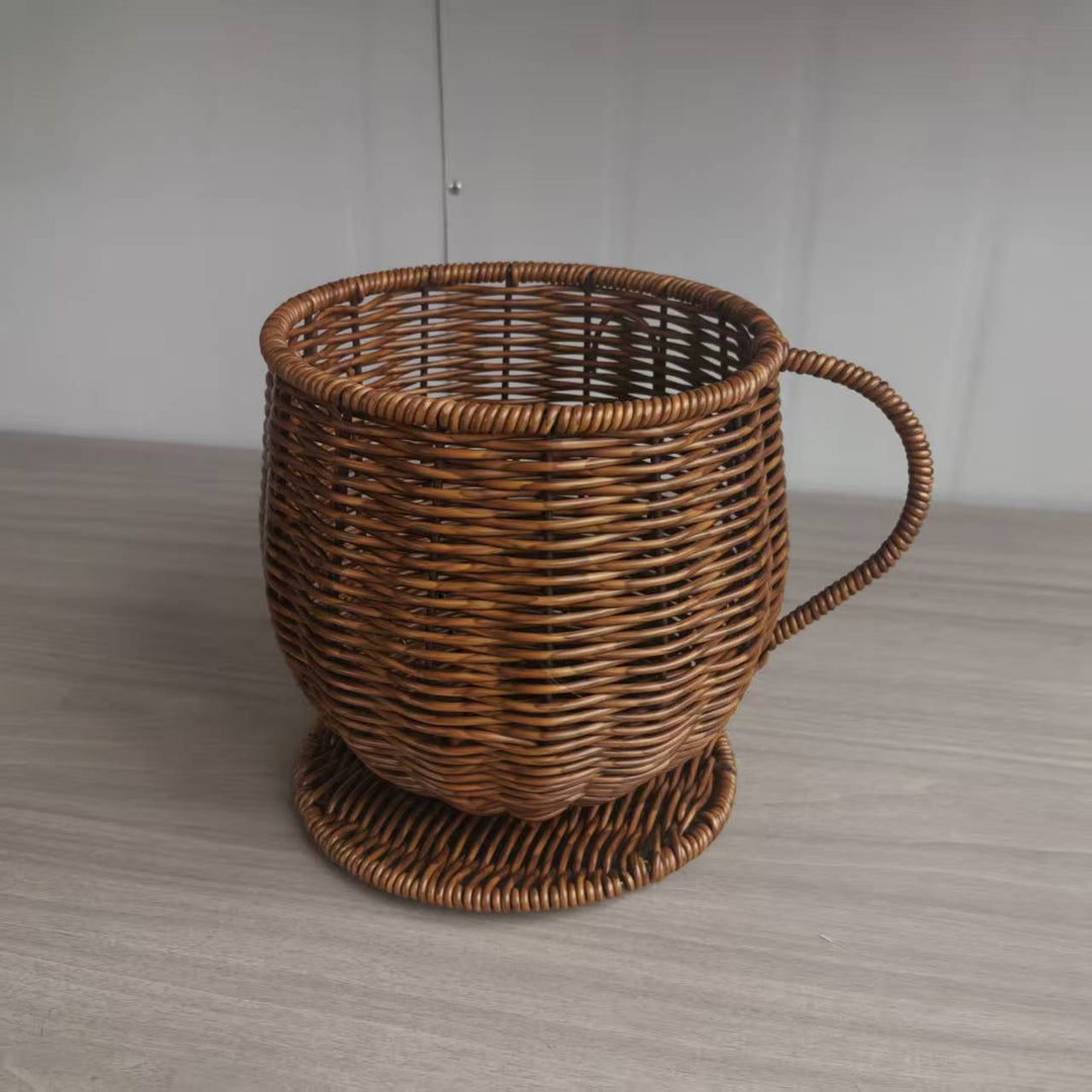 Handcrafted Natural Wicker Planter Stornfield