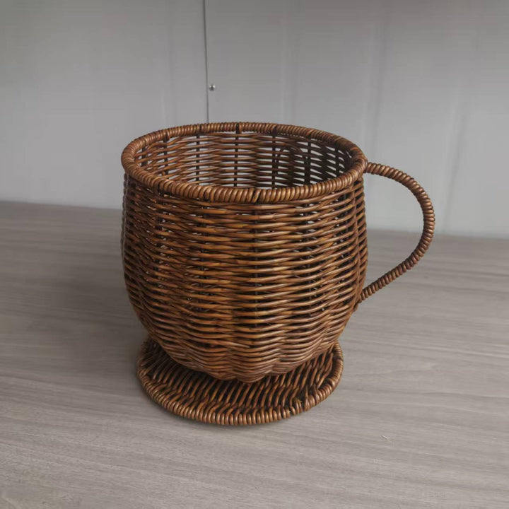 Handcrafted Natural Wicker Planter Stornfield