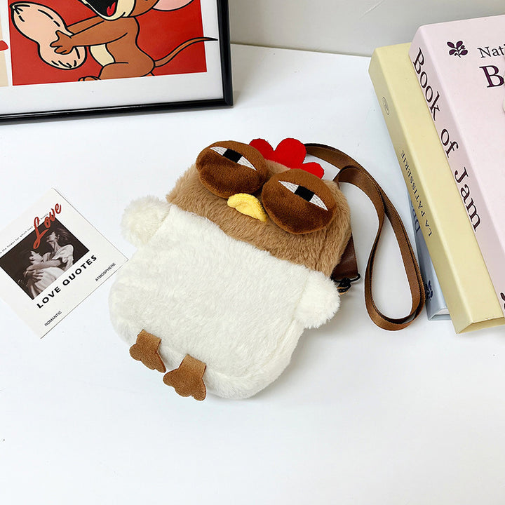 Plush Backpack with Unique Chicken Design Stornfield