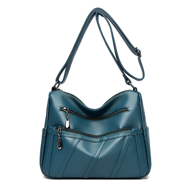 Elegant Zip-Detail Shoulder Bag Stornfield