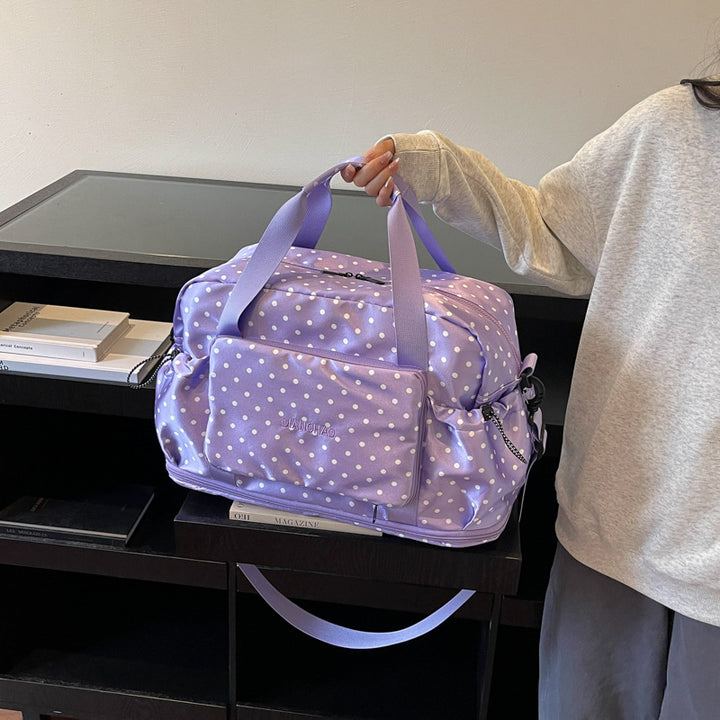 Stylish Polka Dot Tote Bag