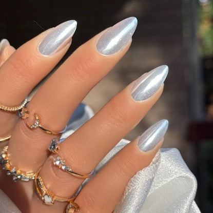 Glittery Stiletto Press-On Nails Stornfield
