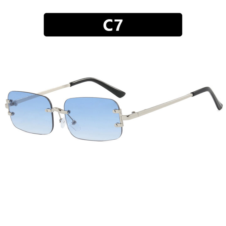 Ladies square sunglasses with high-quality metal frame Stornfield
