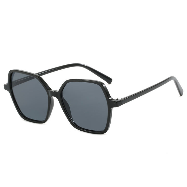 Women's oversized sunglasses with modern, transparent frame Stornfield