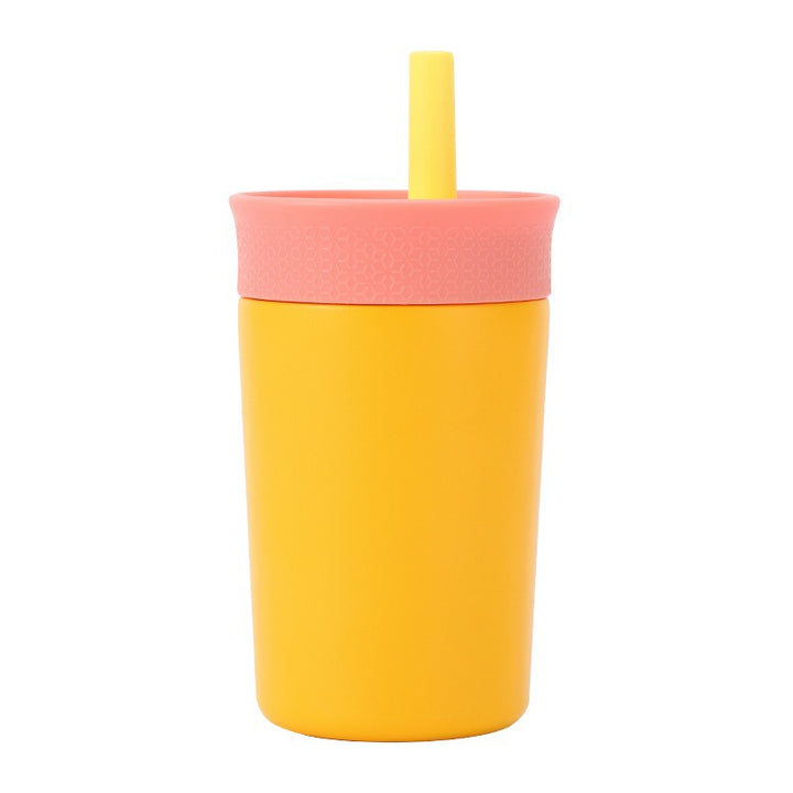 Women's practical insulated cup with integrated straw Stornfield