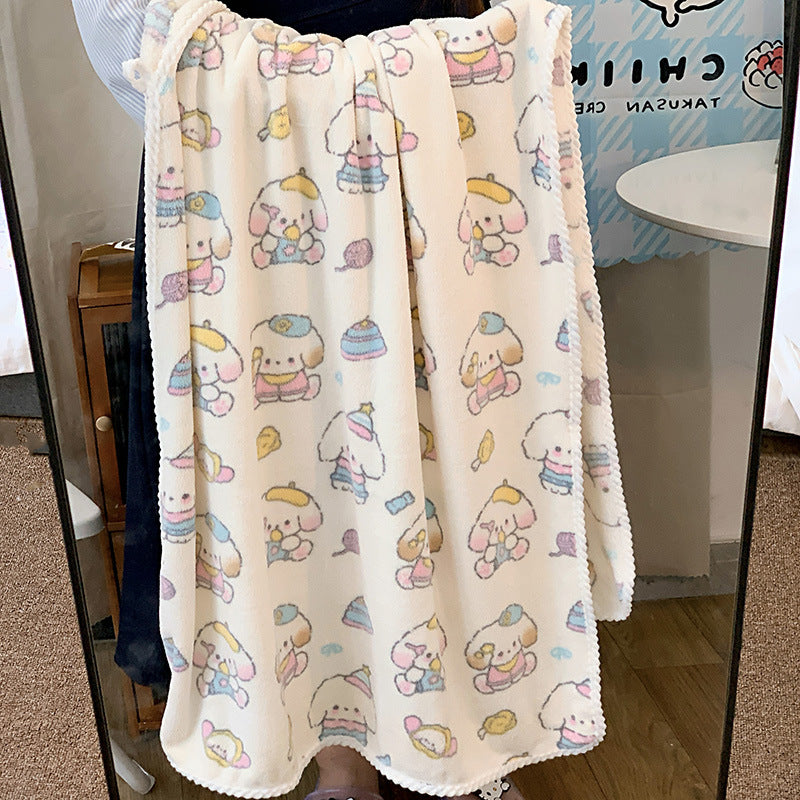 Cuddly blanket with playful animal motif Stornfield