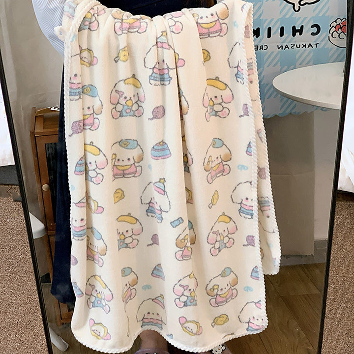 Cuddly blanket with playful animal motif Stornfield