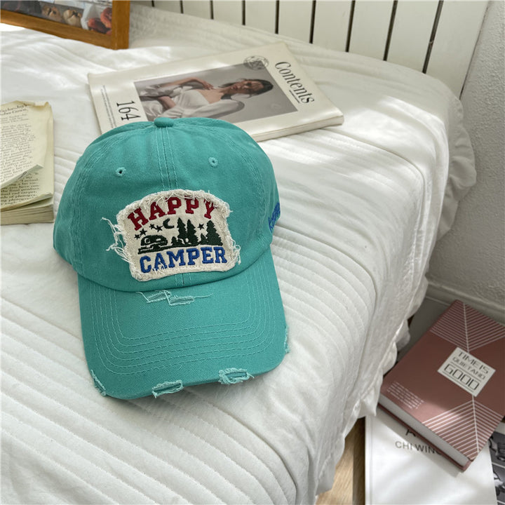 Men's Distressed Vintage-Inspired Baseball Cap Stornfield