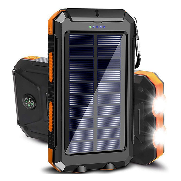 Solar Powerbank with Integrated LED Light and Compass Stornfield