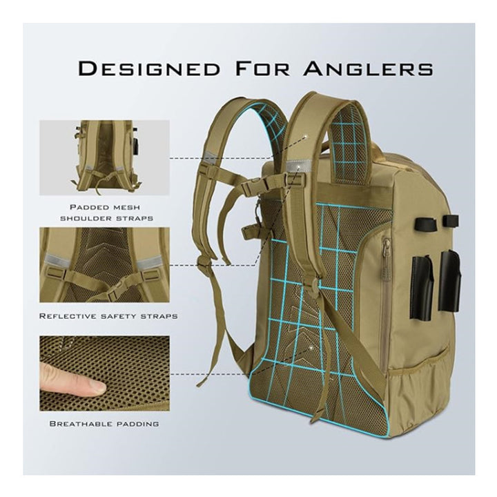 Tactical Fishing Backpack Stornfield