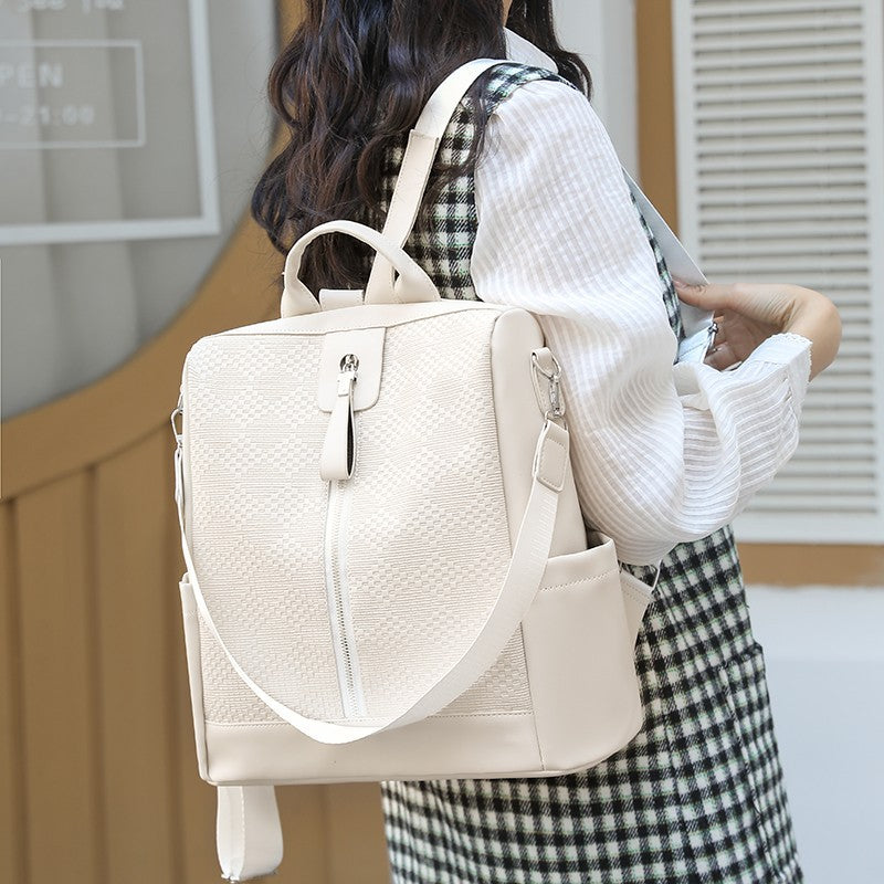Textured Multi-Pocket Backpack Stornfield