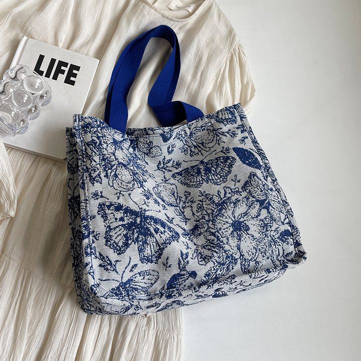 Floral Decorative Tote Bag