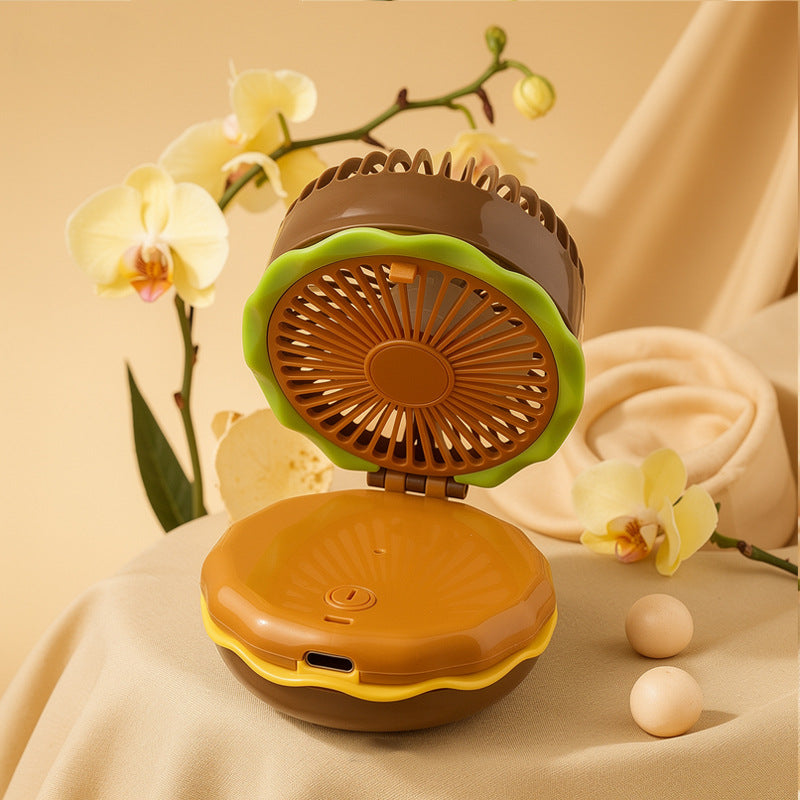 Ladies creative portable mini fan with cat motif Stornfield