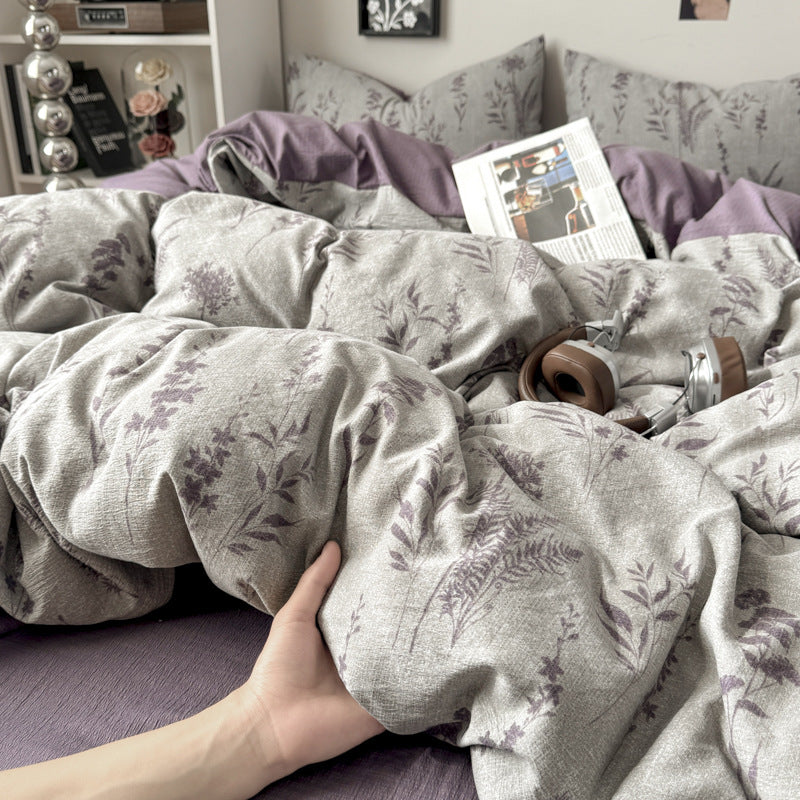 Floral Patterned Duvet Cover Set