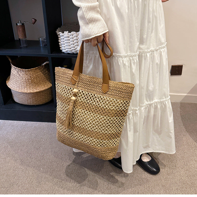 Eco-Friendly Straw Tote Bag