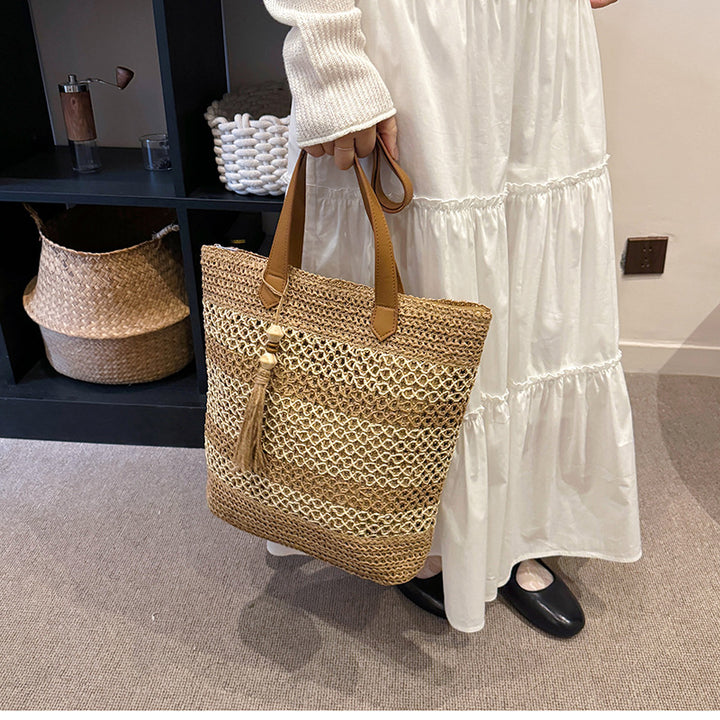 Eco-Friendly Straw Tote Bag