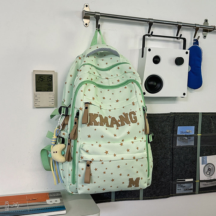 Trendy Star-Patterned Backpack Stornfield