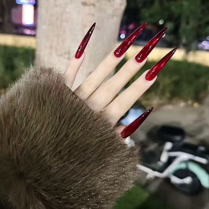 Artistic Long Stiletto Nail Enhancements Stornfield