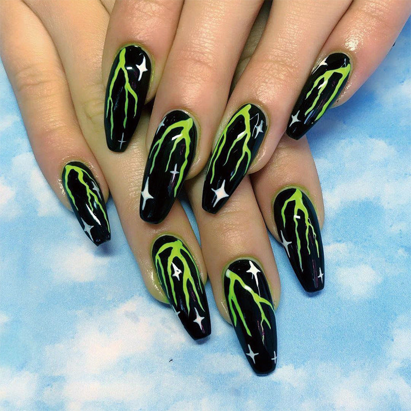 Creative Nail Art with Neon Motif Stornfield