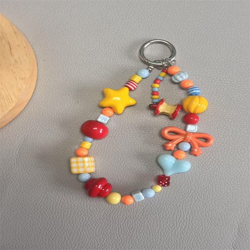 Playful Beaded Charm Keychain Stornfield 1790134757