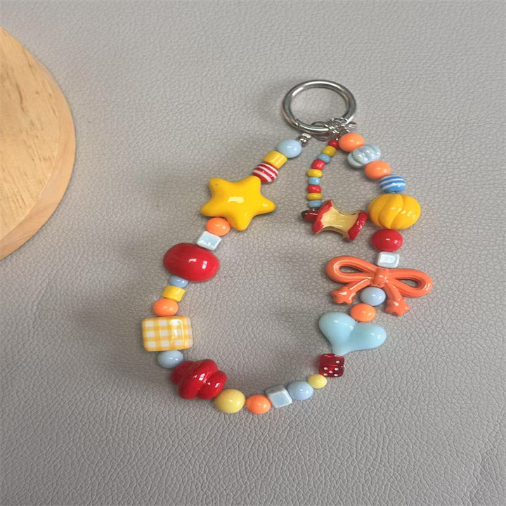 Playful Beaded Charm Keychain Stornfield 1790134757