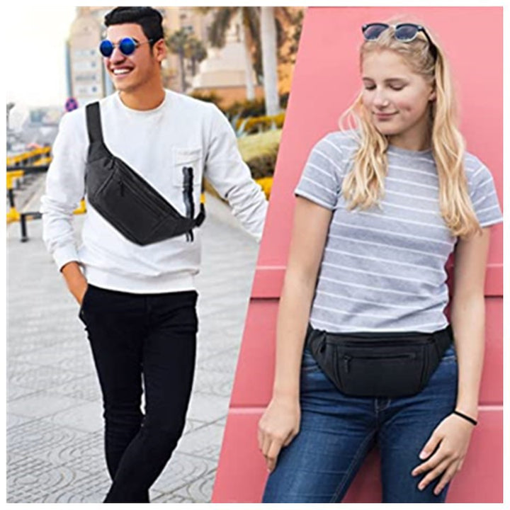 Stylish belly bag with multifunctional compartments Stornfield