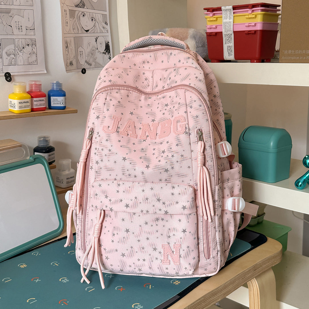 Stylish Star Patterned Backpack Stornfield