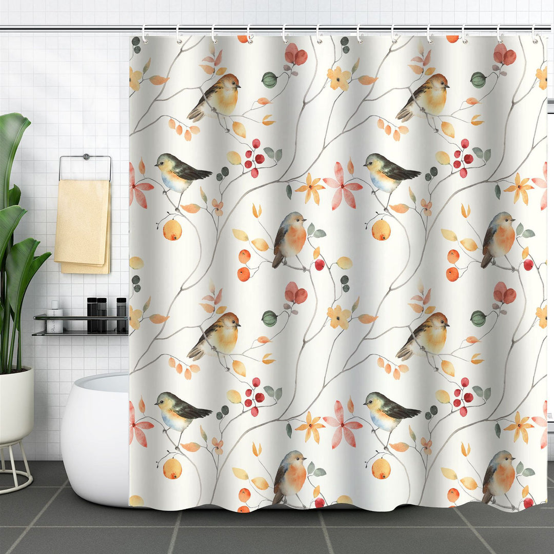Nature-Inspired Shower Curtain Stornfield