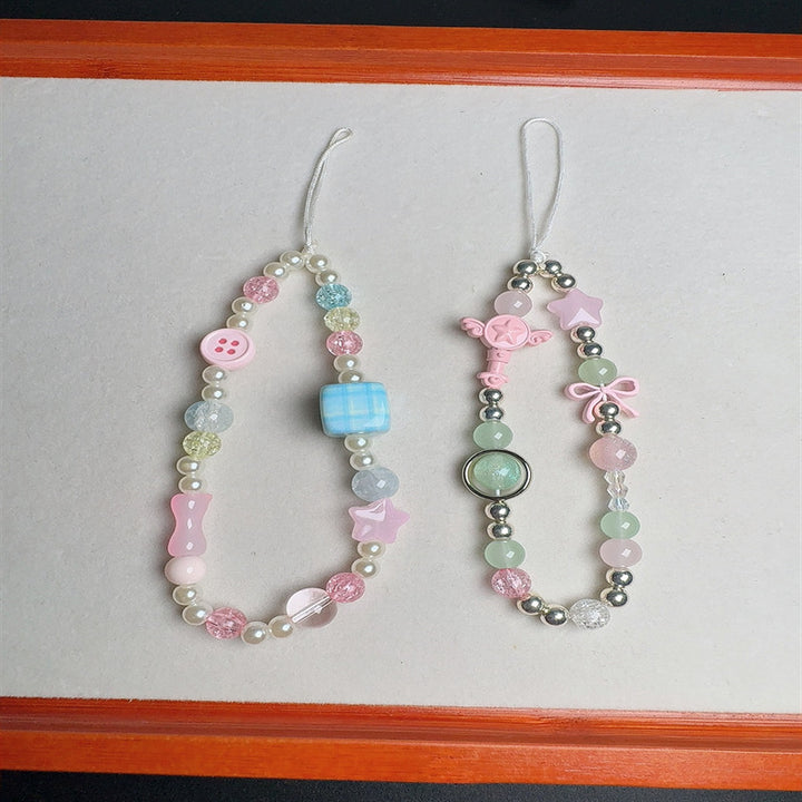 Whimsical Beaded Charm Keychain Stornfield