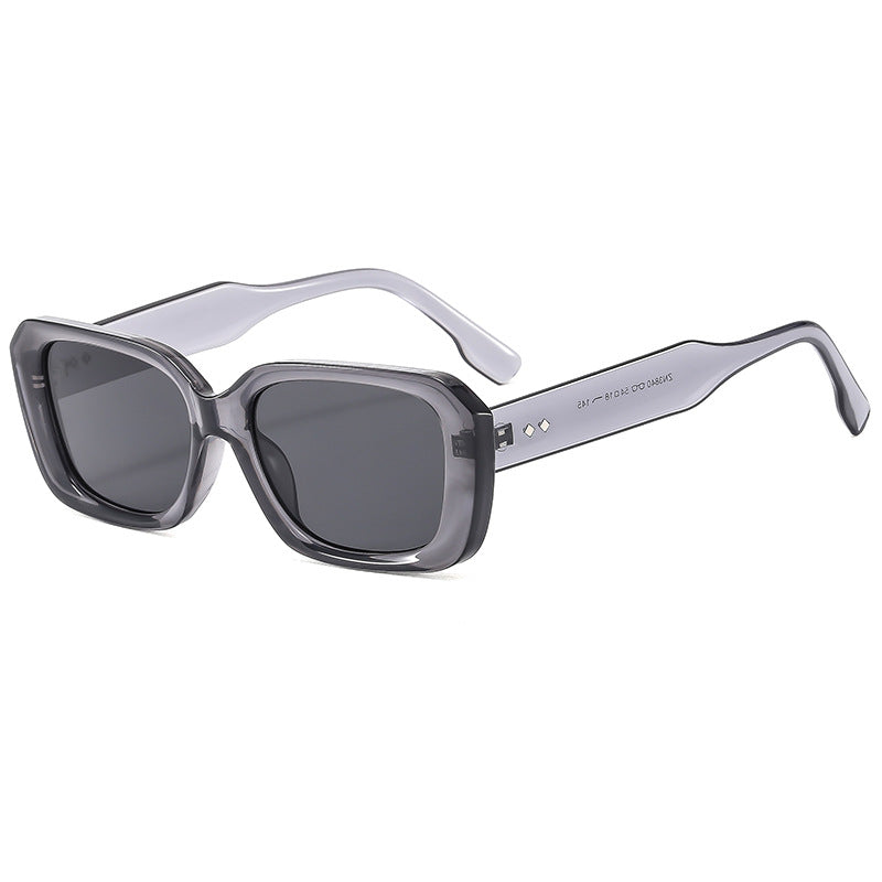 Women's large square sunglasses with robust frame and UV protection Stornfield