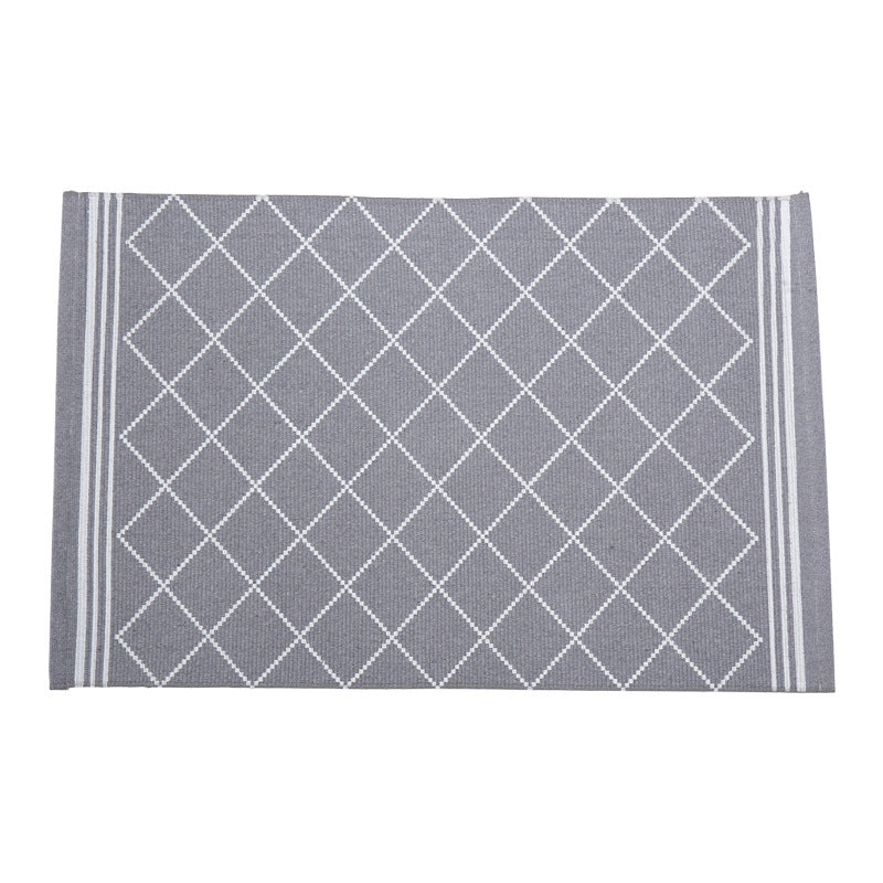 Living and entrance area mat with diamond pattern Stornfield