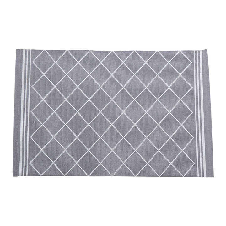 Living and entrance area mat with diamond pattern Stornfield