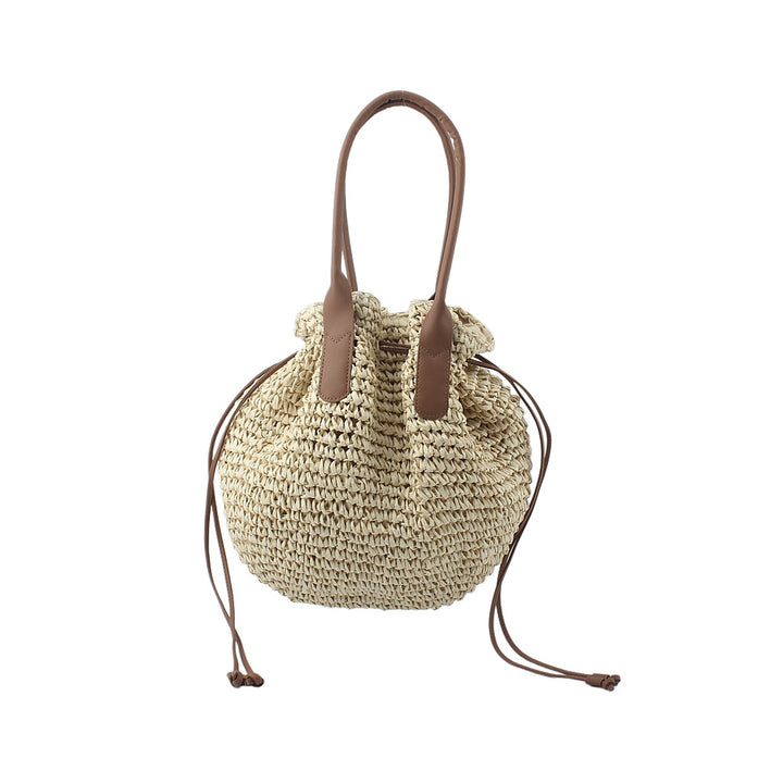 Trendy Backpack Bag Made of Woven Natural Material Stornfield