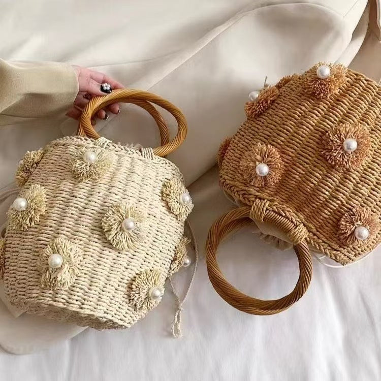 Refined handbag with pearl applications Stornfield