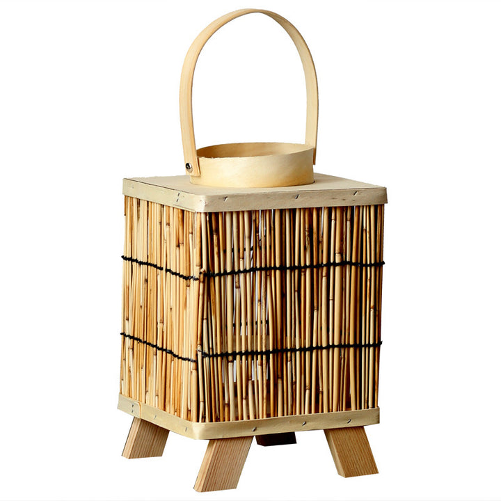 Artificial Rattan Lantern Stornfield