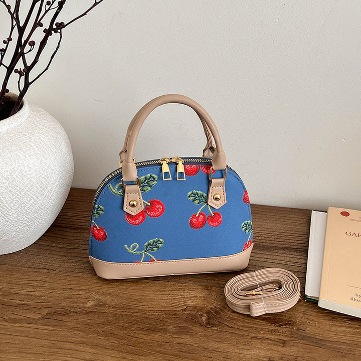 WoEmbroidered Cherry Pattern Handbag Stornfield