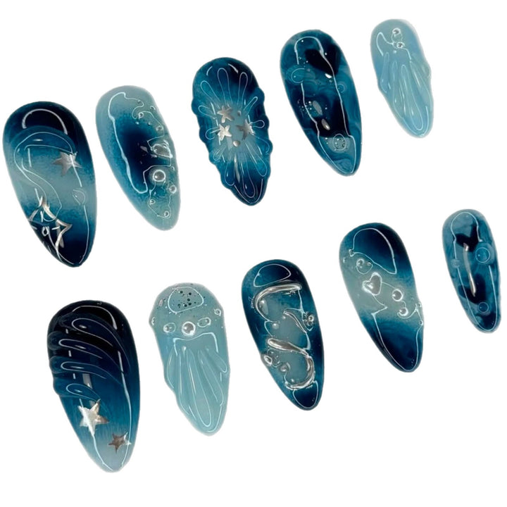 Thematic Artisan Press-On Nail Set Stornfield