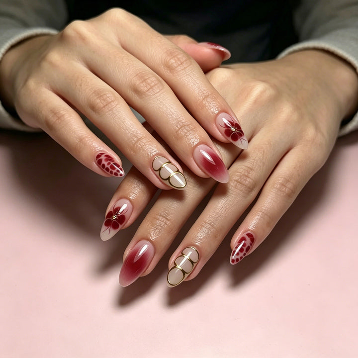 Elegant Ombre Acrylic Nail Enhancements Stornfield