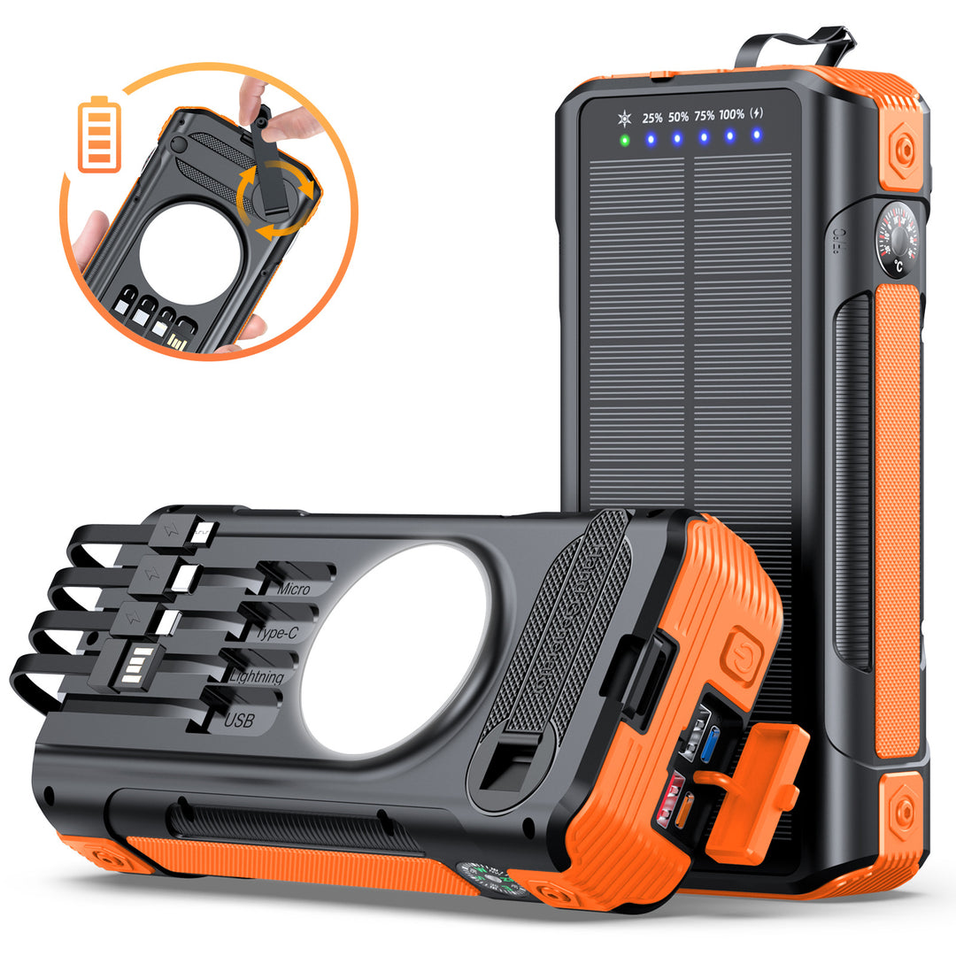 Multifunctional Solar Powerbank with LED Display Stornfield
