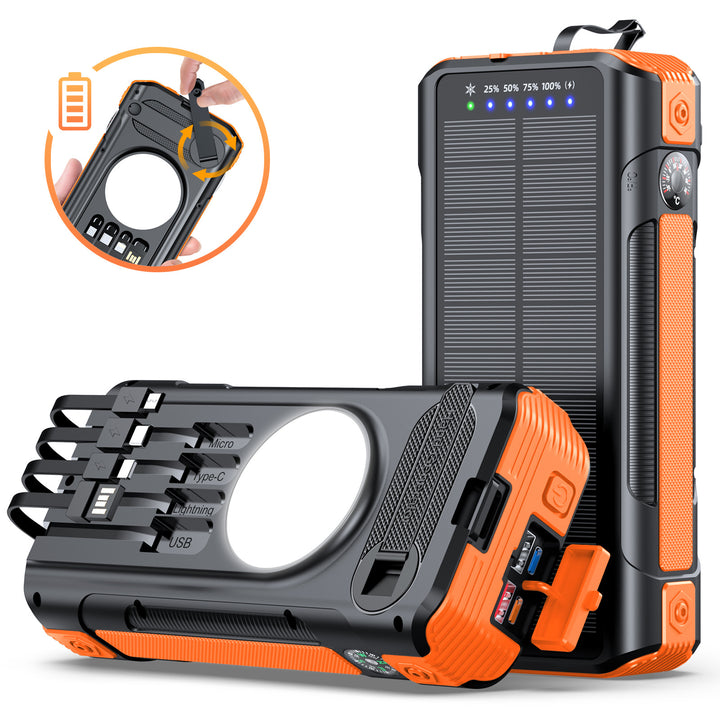 Multifunctional Solar Powerbank with LED Display Stornfield