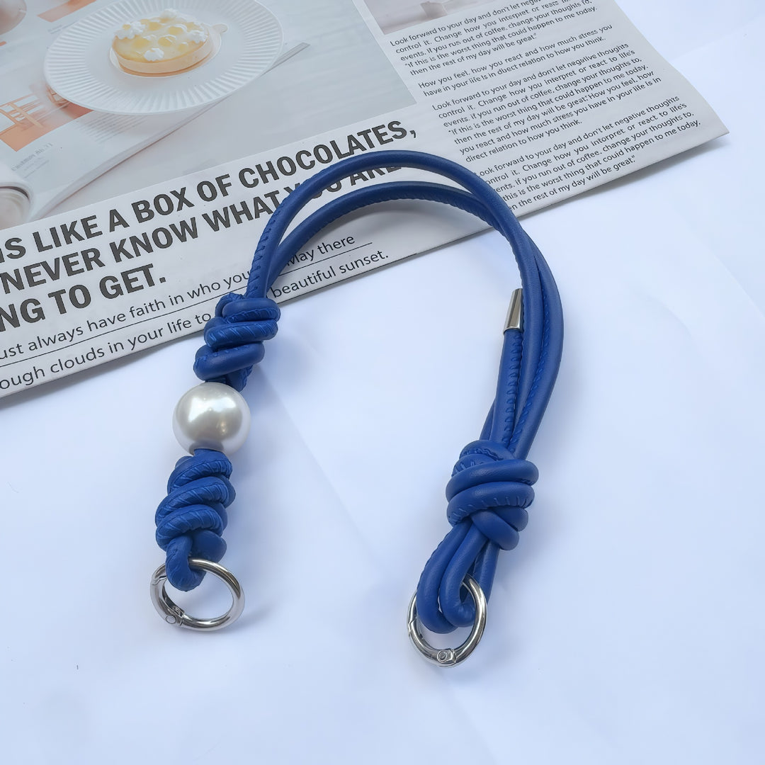 Elegant Knotted Leather Keychain Holder Stornfield