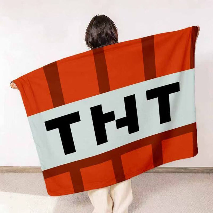 Cozy Checkered Pattern Fleece Blanket
