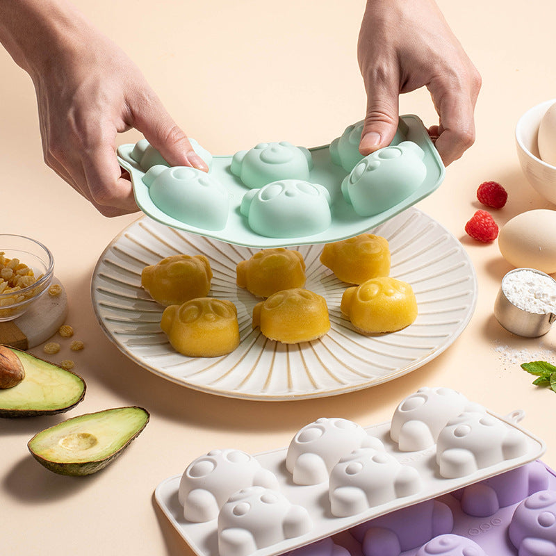 Silicone Ice Cube Mold with Cute Bear Head Design Stornfield