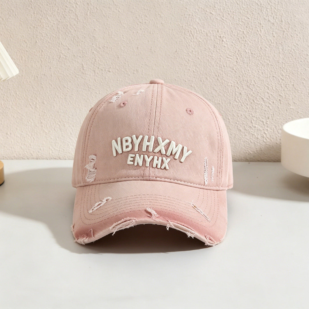 Men's Casual Distressed Textured Baseball Cap Stornfield